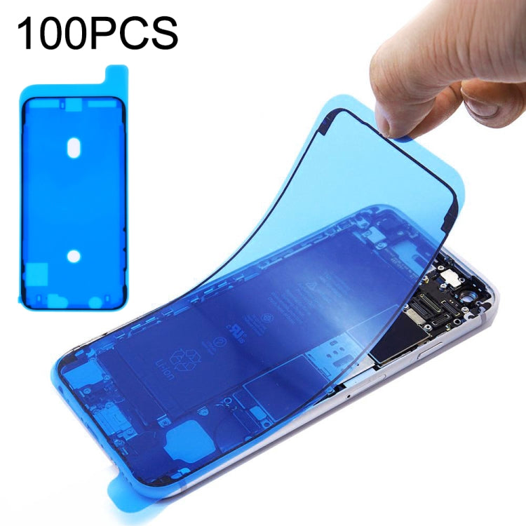 100 PCS LCD Frame Bezel Water-resistant Adhesive Stickers for iPhone X