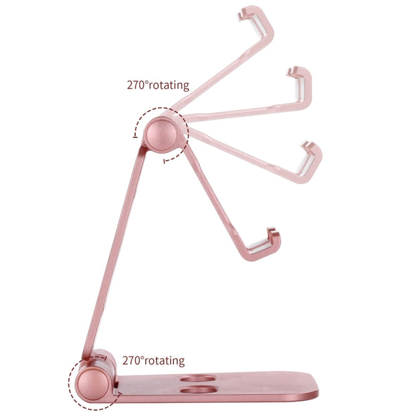 WQ-02 Foldable Creative Lazy Bracket Phone Holder (Black)