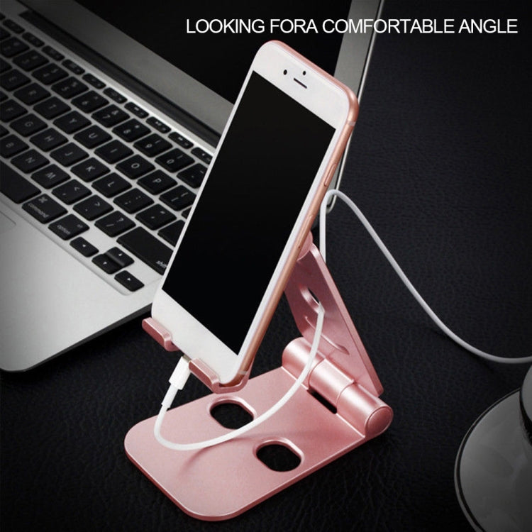 WQ-02 Foldable Creative Lazy Bracket Phone Holder (Black)