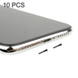 10 PCS Charging Port Screws for iPhone X(Black) - free shipping - PMC TechLife - Order now!