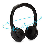 LPT03 Headset Wireless Infrared Dual/Single Channel Earphone (Black)