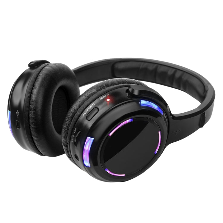 UHF-9 Headset LED Wireless Noise Cancelling Earphone (Black)