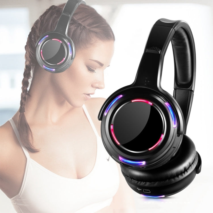 UHF-9 Headset LED Wireless Noise Cancelling Earphone (Black)