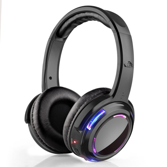 UHF-9 Headset LED Wireless Noise Cancelling Earphone (Black)