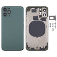 Back Housing Cover with SIM Card Tray & Side  keys & Camera Lens for iPhone 11 Pro Max(Green) - Back Cover by PMC TechLife | Online Shopping South Africa | PMC TechLife