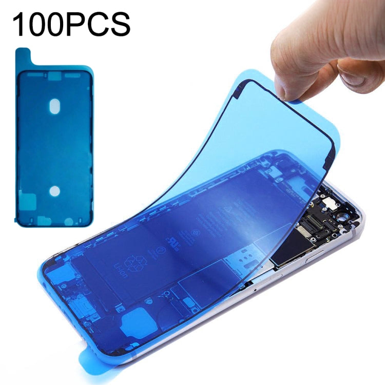 100 PCS LCD Frame Bezel Water-resistant Adhesive Stickers for iPhone XS Max