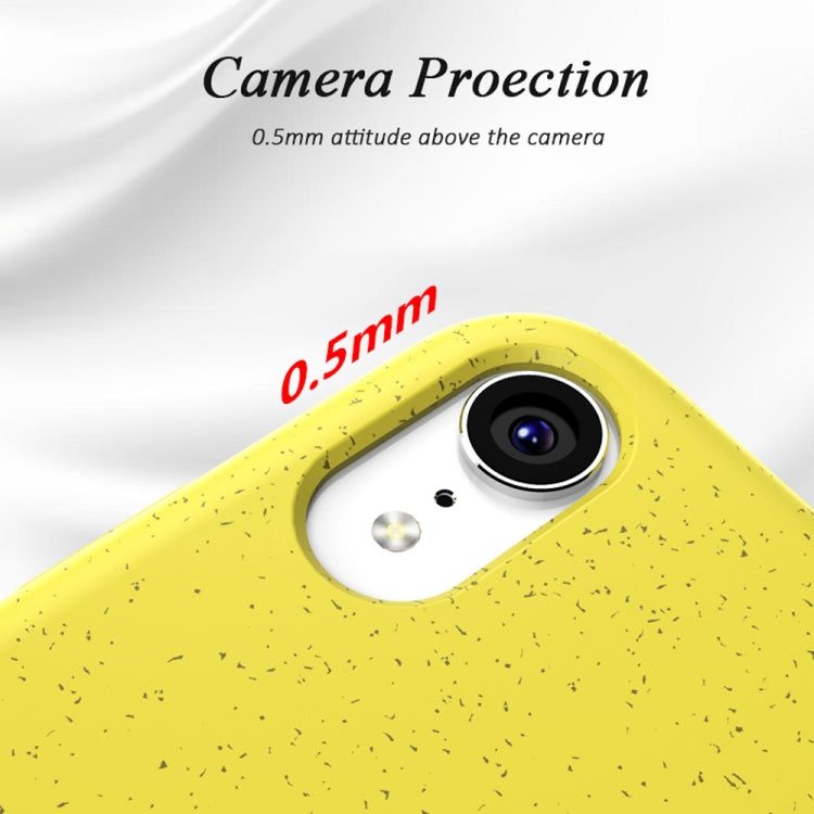 For iPhone XR Starry Series Shockproof  Straw Material + TPU Protective Case (Black)