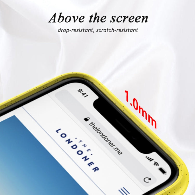 For iPhone XR Starry Series Shockproof  Straw Material + TPU Protective Case (Black)