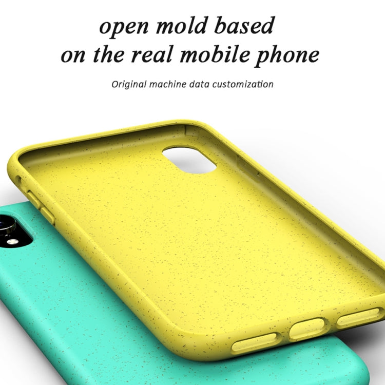 For iPhone XR Starry Series Shockproof  Straw Material + TPU Protective Case (Black)