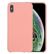For iPhone XR Four Corners Full Coverage Liquid Silicone Case(Light Pink) - More iPhone Cases by PMC TechLife | Online Shopping South Africa | PMC TechLife
