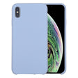 For iPhone XR Four Corners Full Coverage Liquid Silicone Case(Baby Blue) - More iPhone Cases by PMC TechLife | Online Shopping South Africa | PMC TechLife