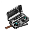 F9-5C Jerry Solution Touch Bluetooth Earphone with Magnetic Charging Box, Support Three-screen LED Power Display & Power Bank & Call & Siri & Hand Strap (Black) - Bluetooth Earphone by PMC TechLife | Online Shopping South Africa | PMC TechLife