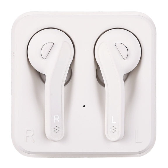 T-88 TWS Bluetooth V5.0 Wireless Stereo Earphones with Magnetic Charging Box(White)