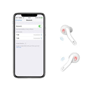 T-88 TWS Bluetooth V5.0 Wireless Stereo Earphones with Magnetic Charging Box(White)