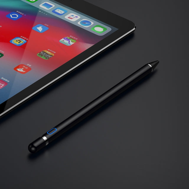 JOYROOM JR-K811 Excellent Series Micro USB Rechargeable Active Capacitive Stylus Pen with Magnetic Cap, Compatible with Android & IOS(Black)