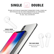 X26 TWS  Bluetooth 5.0 Wireless Touch Bluetooth Earphone with Magnetic Attraction Charging Box, Support Voice Assistant & Call(Pink)