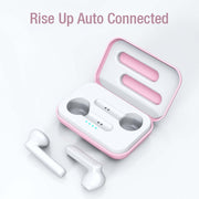 X26 TWS  Bluetooth 5.0 Wireless Touch Bluetooth Earphone with Magnetic Attraction Charging Box, Support Voice Assistant & Call(Blue)