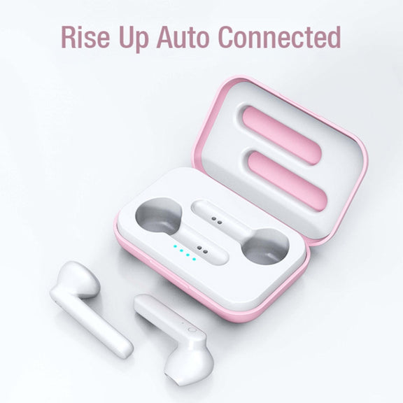 X26 TWS  Bluetooth 5.0 Wireless Touch Bluetooth Earphone with Magnetic Attraction Charging Box, Support Voice Assistant & Call(White)