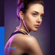 Bluetooth 5.1 Round Wire Neck-mounted Bluetooth Sports Earphone with Magnetic Function(Black)