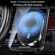 JJT-968 15W Max Output Magnetic Car Air Outlet Bracket Wireless Charger(Blue)