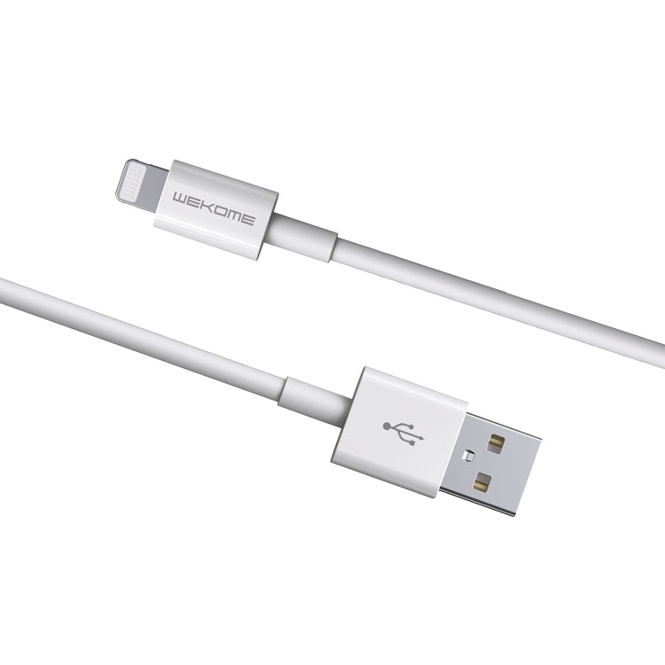 WK WDC-117 3A 8 Pin Fast Charging Charging Cable, Length: 1.2m (White)