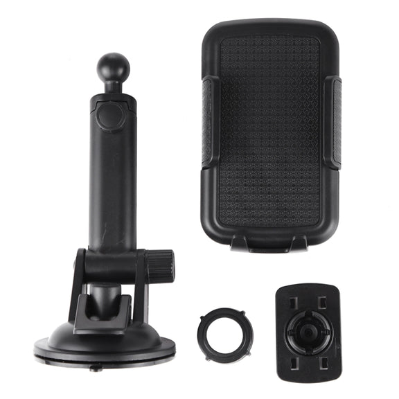 Universal Rotatable Adjustment Car Windshield Mobile Phone Holder with Suction Cup (Black)