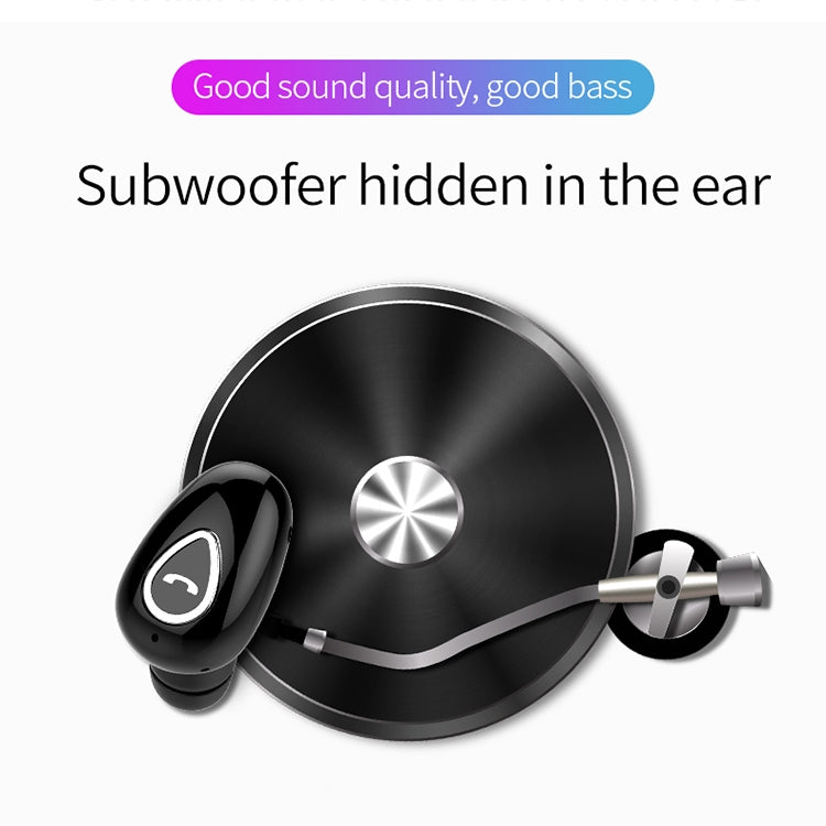 YX01 Sweatproof Bluetooth 4.1 Wireless Bluetooth Earphone, Support Memory Connection & HD Call (Silver)