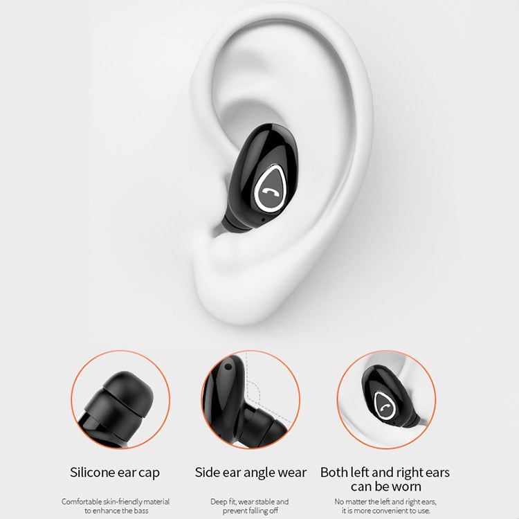 YX01 Sweatproof Bluetooth 4.1 Wireless Bluetooth Earphone, Support Memory Connection & HD Call (Silver)