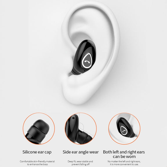 YX01 Sweatproof Bluetooth 4.1 Wireless Bluetooth Earphone, Support Memory Connection & HD Call (Silver)