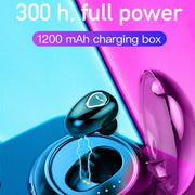 YX01 Sweatproof Bluetooth 4.1 Wireless Bluetooth Earphone with Charging Box, Support Memory Connection & HD Call(Silver)