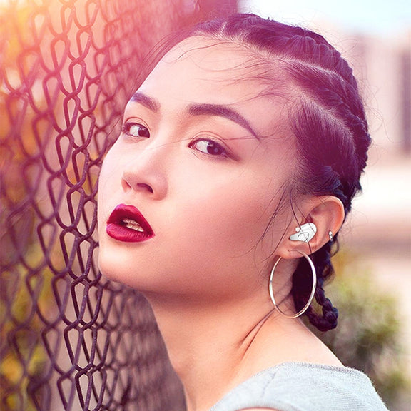 YX01 Sweatproof Bluetooth 4.1 Wireless Bluetooth Earphone with Charging Box, Support Memory Connection & HD Call(White)