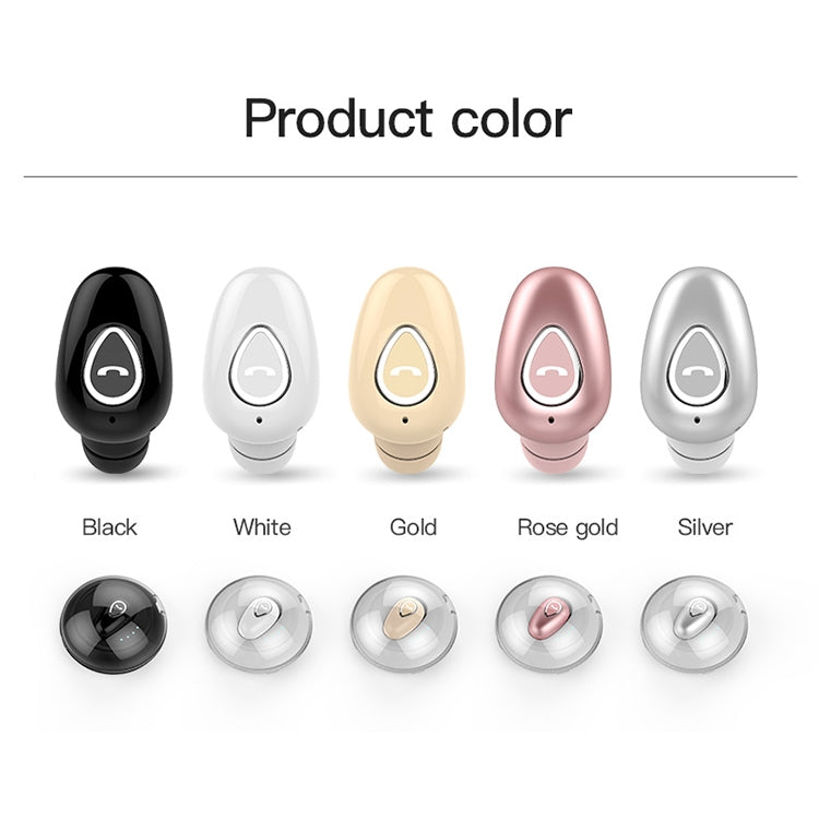 YX01 Sweatproof Bluetooth 4.1 Wireless Bluetooth Earphone with Charging Box, Support Memory Connection & HD Call(White)