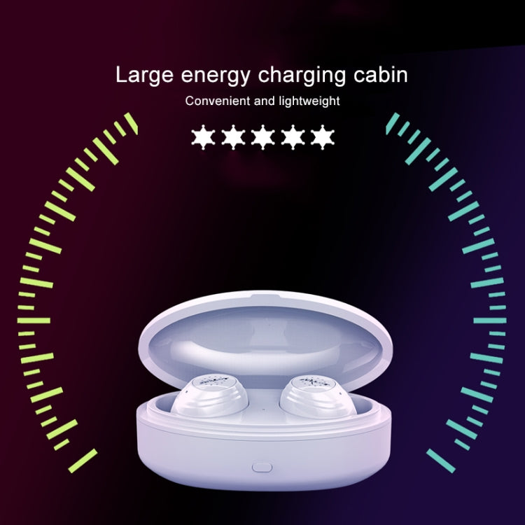 ZEALOT H19 TWS Bluetooth 5.0 Touch Wireless Bluetooth Earphone with Magnetic Charging Box, Support HD Call & Bluetooth Automatic Connection(White)