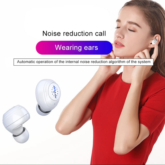 ZEALOT H19 TWS Bluetooth 5.0 Touch Wireless Bluetooth Earphone with Magnetic Charging Box, Support HD Call & Bluetooth Automatic Connection(White)