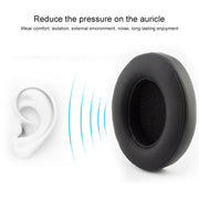 2 PCS For Beats EP Wired Headset Ear-cap Sponge Earmuffs(Black)