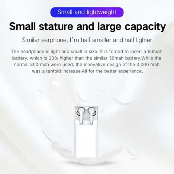G9 Bluetooth 5.0 HIFI 3D Stereo Wireless Earphone(Black)