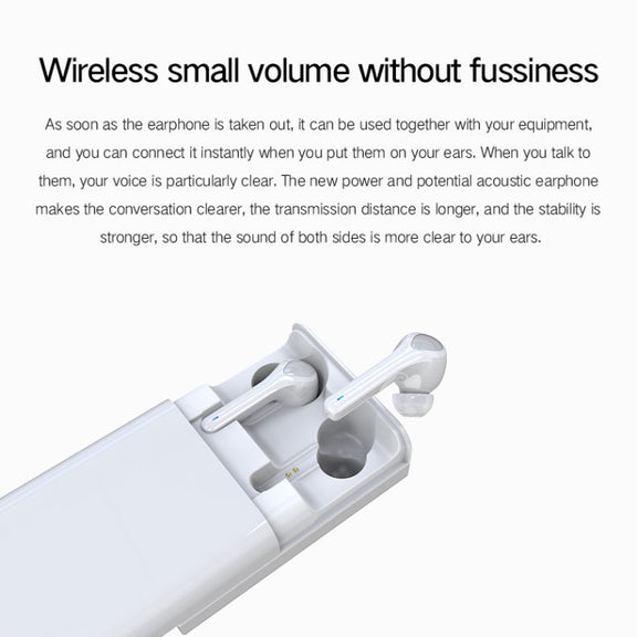 G9 Bluetooth 5.0 HIFI 3D Stereo Wireless Earphone(Black)