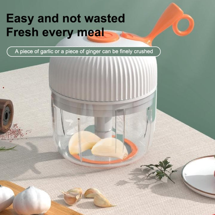 REMAX SL-BM03 Rechew Series Wireless Electric Garlic Stirrer Cordless Portable Food Processor (White)