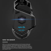 Logitech G502 HERO Wired Gaming Mouse with 11 Buttons, Length: 2.1m