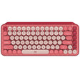 Logitech POP KEYS Round Button Bluetooth Mechanical Keyboard (Pink) - free shipping - PMC TechLife - Order now!