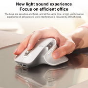 Logitech MX Master 3s 8000DPI 2.4GHz Ergonomic Wireless Bluetooth Dual Mode Mouse (White)