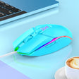 S700 Colorful Light USB Wired Office Gaming Mouse (Blue) - Wired Mice by PMC TechLife | Online Shopping South Africa | PMC TechLife | Buy Now Pay Later Mobicred