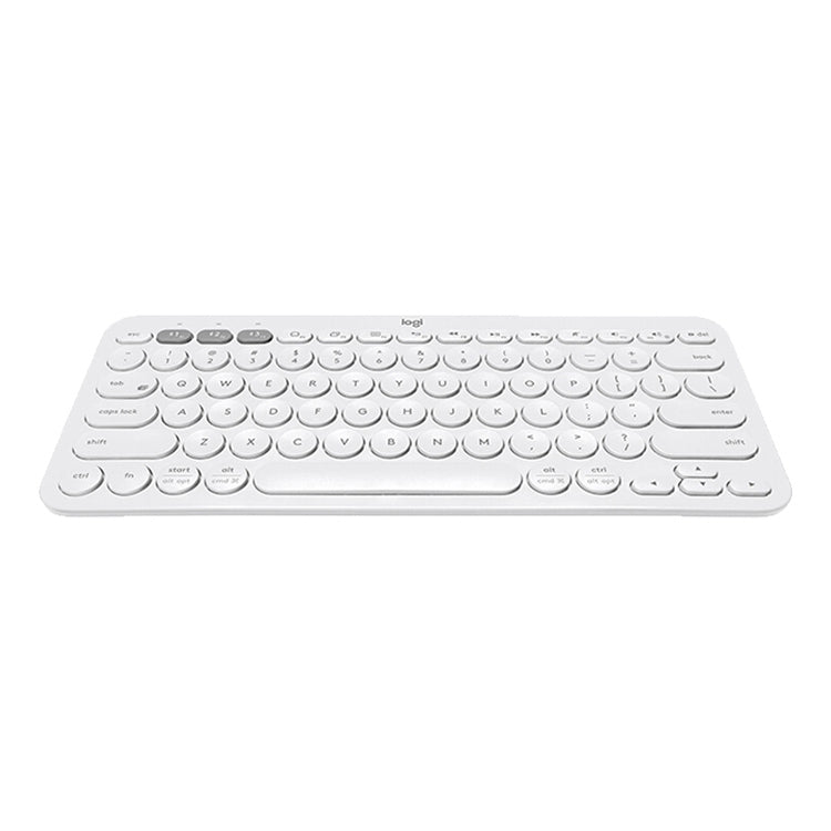 Logitech K380 Portable Multi-Device Wireless Bluetooth Keyboard (White)