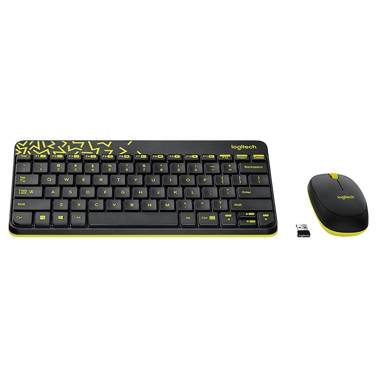 Logitech MK240 Nano Wireless Keyboard and Mouse Set(Black)