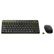 Logitech MK240 Nano Wireless Keyboard and Mouse Set(Black)