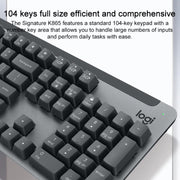 Logitech K865 104 Keys Wireless Bluetooth Mechanical Keyboard, Red Shaft (Pink)