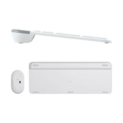 Logitech MK470 Wireless Silence Keyboard Mouse Set (White)