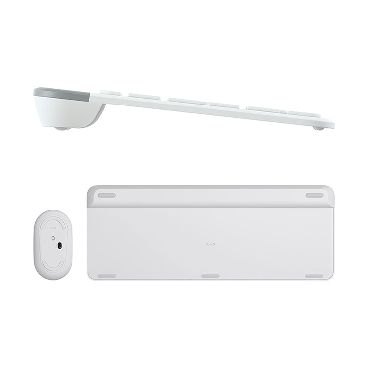 Logitech MK470 Wireless Silence Keyboard Mouse Set (White)