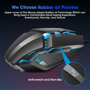 ZGB K3 USB RGB Streamer Wired Gaming Mouse(Black)