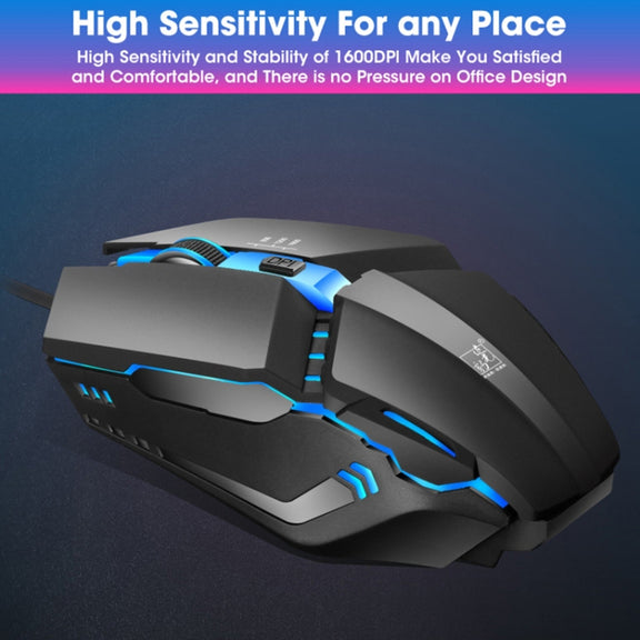 ZGB K3 USB RGB Streamer Wired Gaming Mouse(Black)